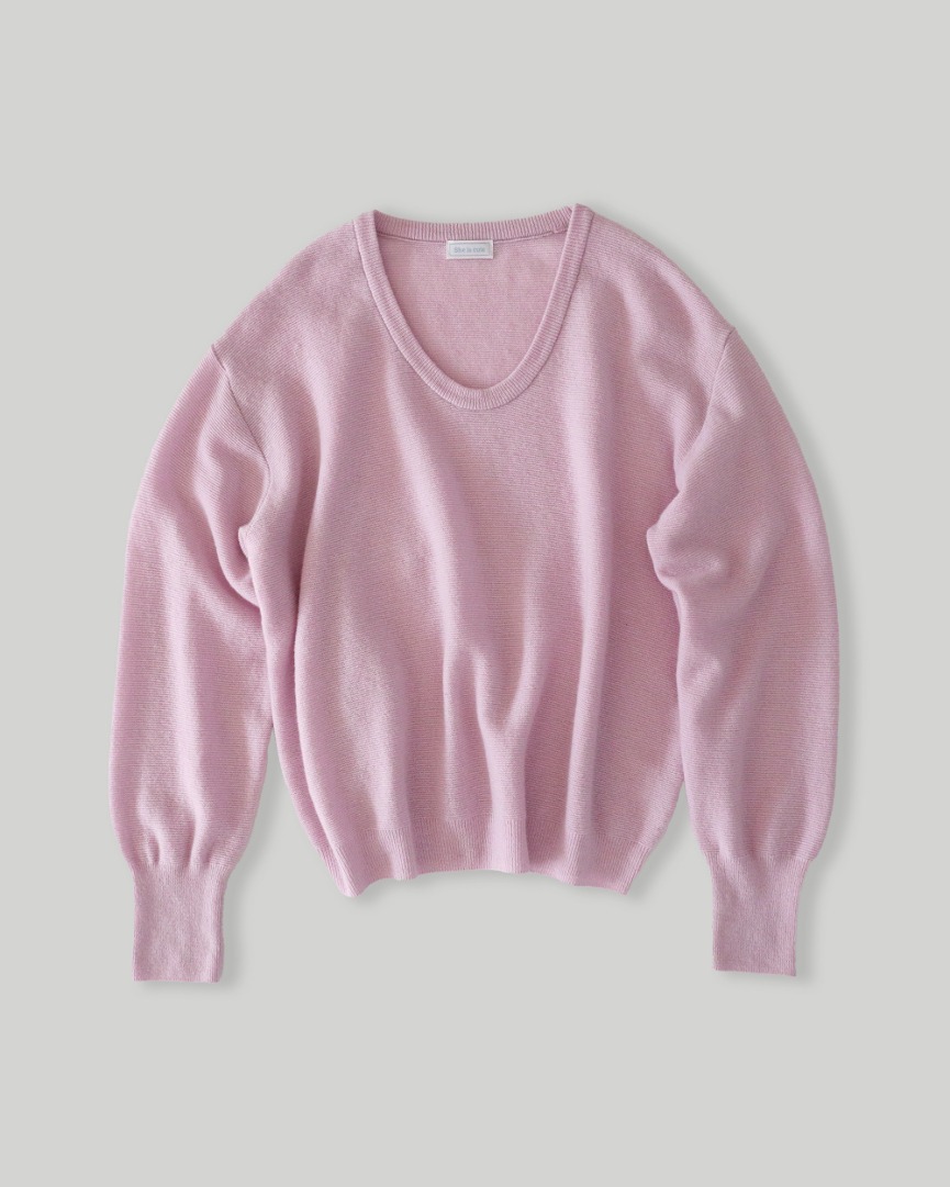 Warm picnic knitwear Baby pink